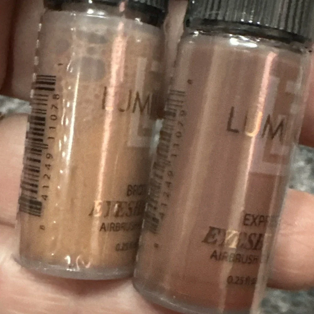 LUMINESS Airbrush Eyeshadow Lot of 2 Bronzer & Espresso 0.25 oz No Boxes Read